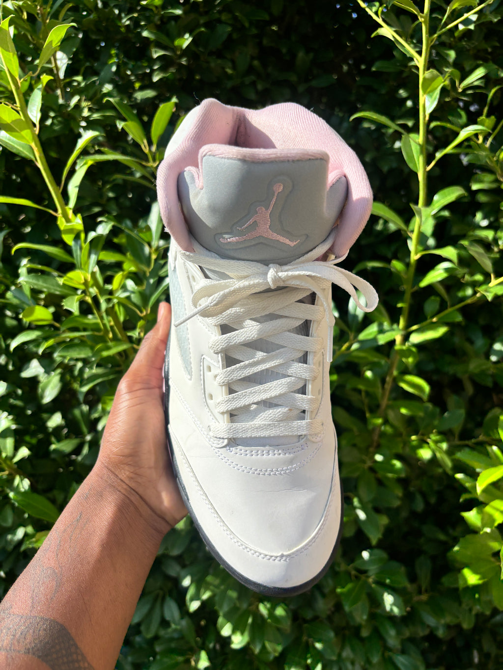 SOFT PINK AJ5 SIZE 10.5