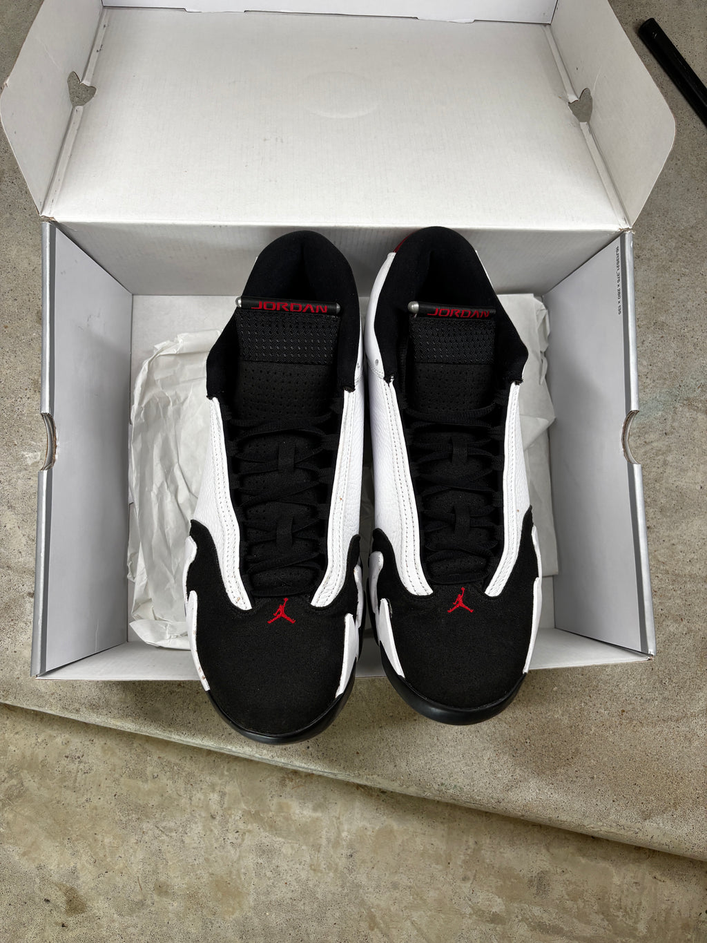 BLACK TOE 14s SIZE 12