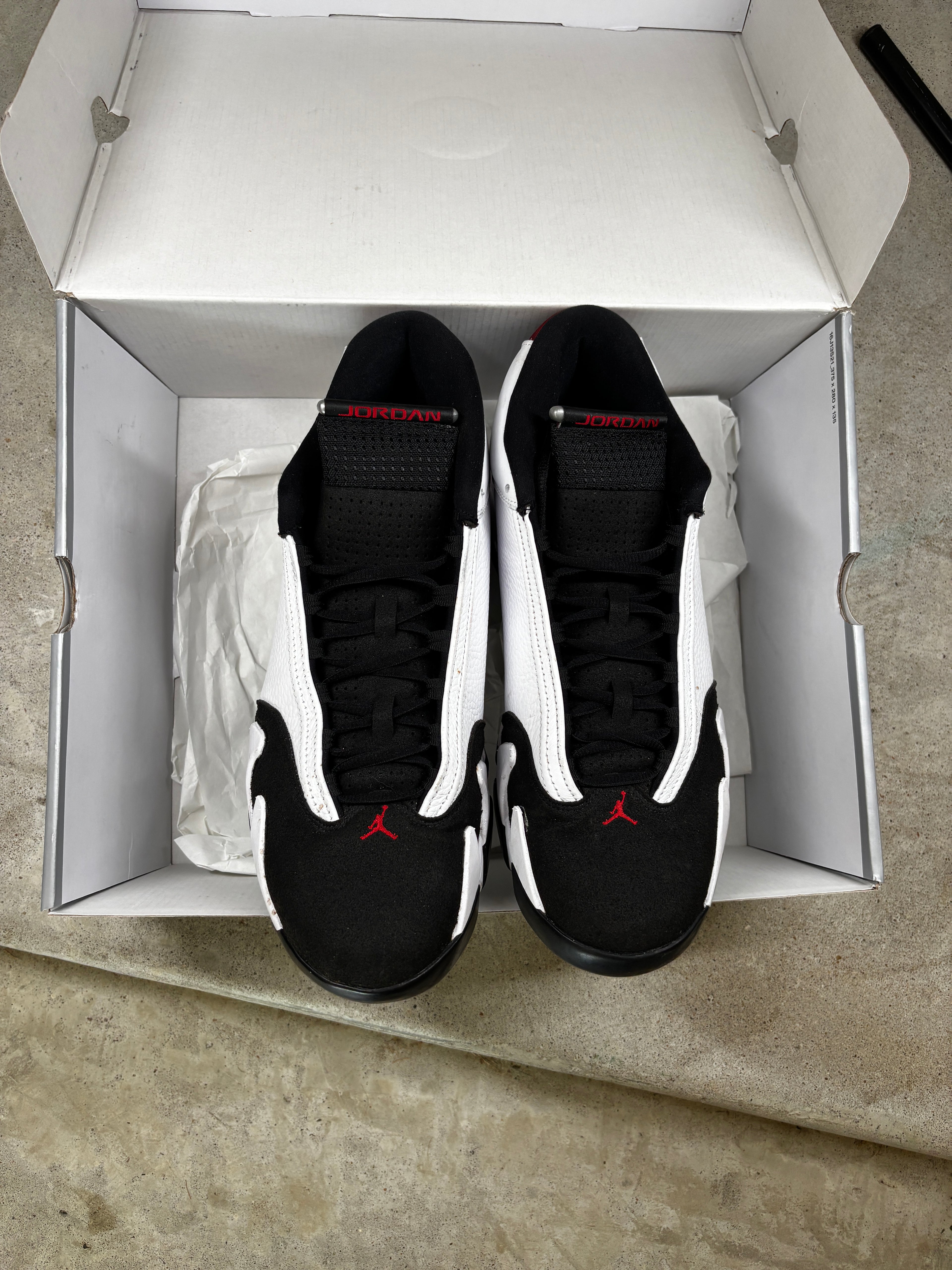 BLACK TOE 14s SIZE 12