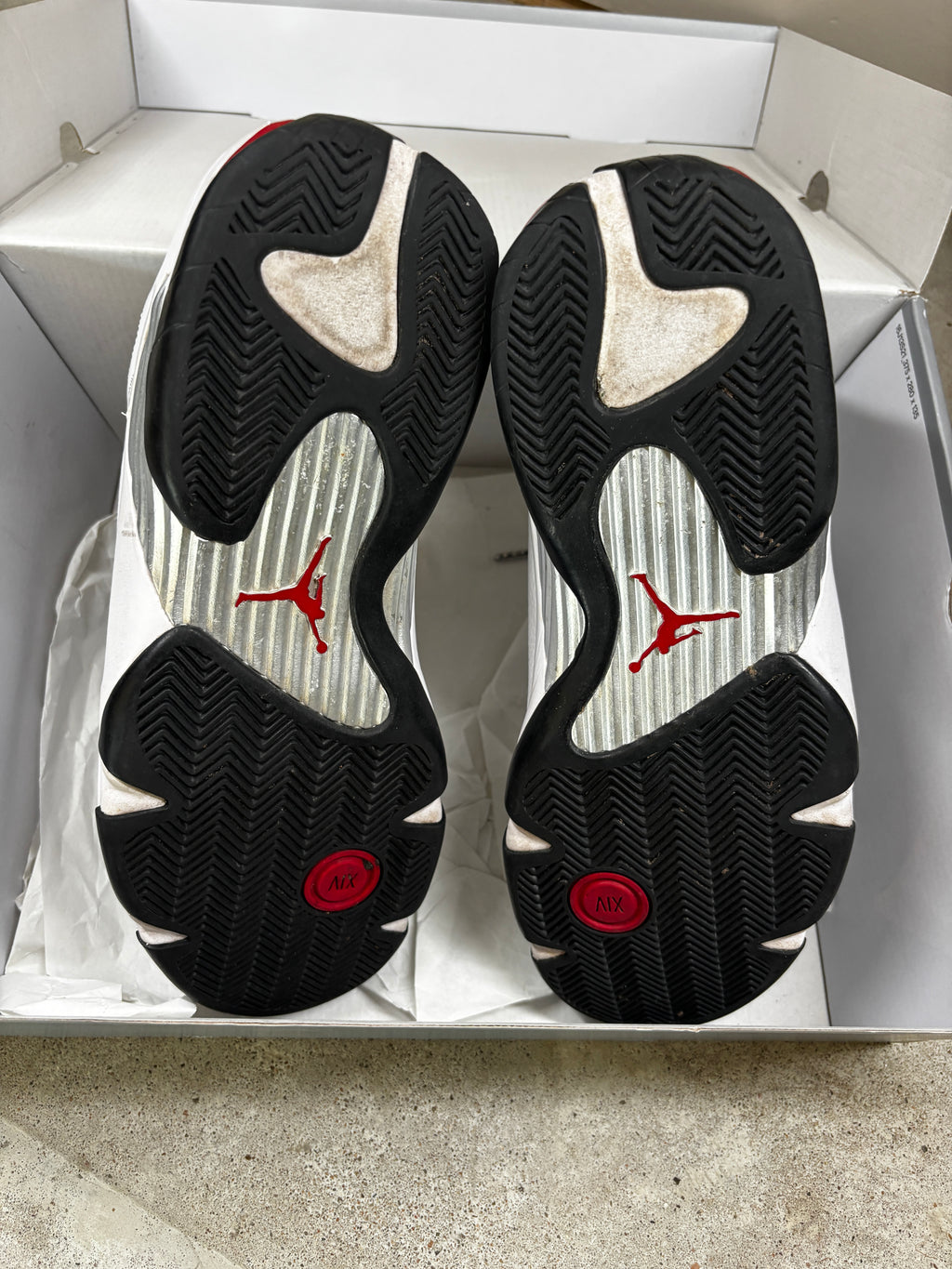 BLACK TOE 14s SIZE 12
